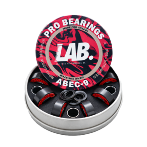 RULEMANES LAB ABEC 9  - Rojos y Negros en Caja (sellados - PRO)